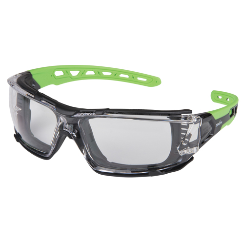 Z2500 Series Safety Glasses with Foam Gasket, Clear Lens, Anti-Fog, ANSI Z87+/Meets/Exceeds CSA Z94.3 Absolute Business Supply