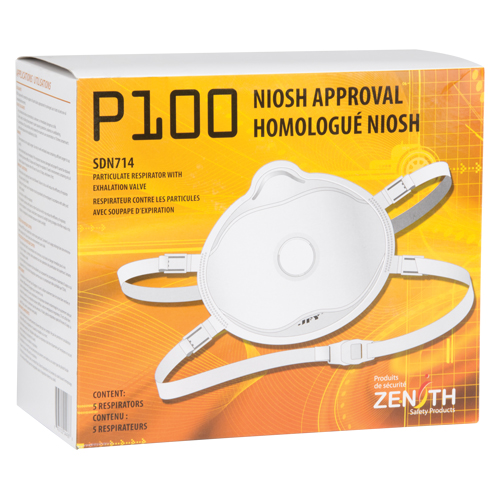 Respirateur contre les particules, P100, Certifi&eacute; NIOSH, Moyen/grand Absolute Business Supply