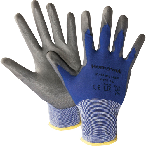 Gants mod&egrave;le WE50 Lite North Workeasy, 9/Grand, R&ecirc;vetement Polyur&eacute;thane, Calibre 18, Enveloppe en Nylon Absolute Business Supply
