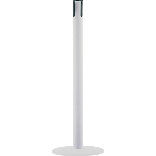 Poteaux receveurs marins, Hauteur de 38", Blanc Absolute Business Supply