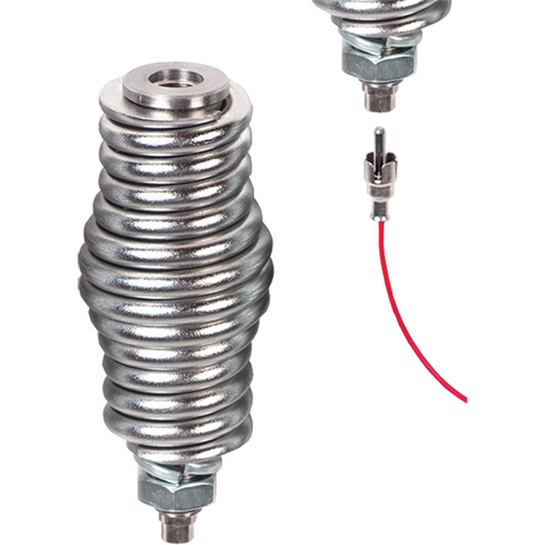 Support porte-drapeau Safety Whip, Fixation Ressort Absolute Business Supply