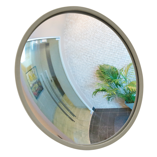 Convex Mirror with Bracket, Indoor/Outdoor, 12" Diameter Absolute Business Supply