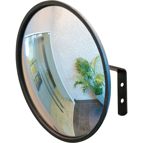 Miroir convexe avec support, Int&eacute;rieur/Ext&eacute;rieur, Diam&egrave;tre 12" Absolute Business Supply
