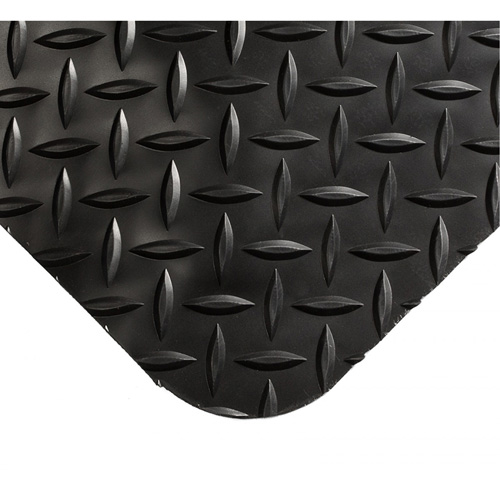 Smart Mats No.497, Diamond, 4' x 10' x 1", Black, PVC/Urethane Absolute Business Supply