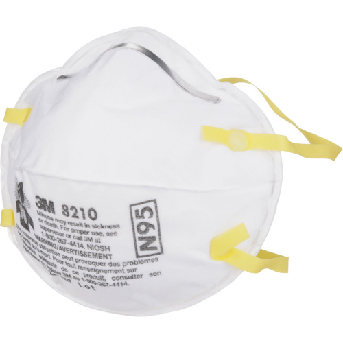 Respirateurs contre les particules 8210, N95, Certifi&eacute; NIOSH Absolute Business Supply