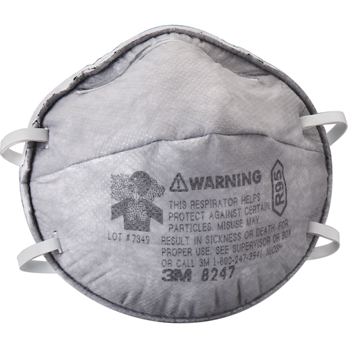 Respirateurs contre les particules 8247, R95, Certifi&eacute; NIOSH Absolute Business Supply