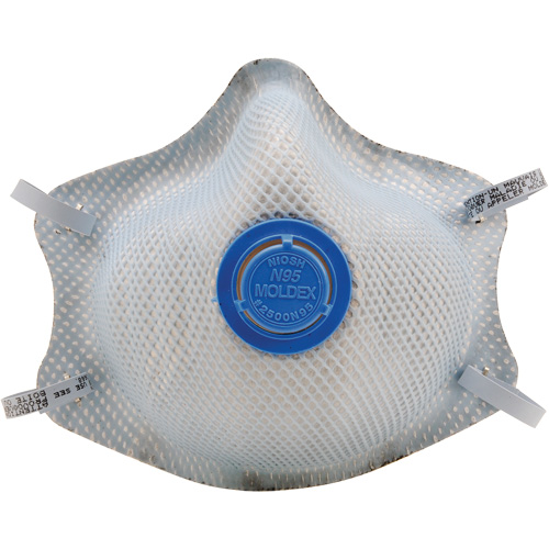 Respirateurs contre les particules 2500, N95, Certifi&eacute; NIOSH, Grand/Moyen Absolute Business Supply