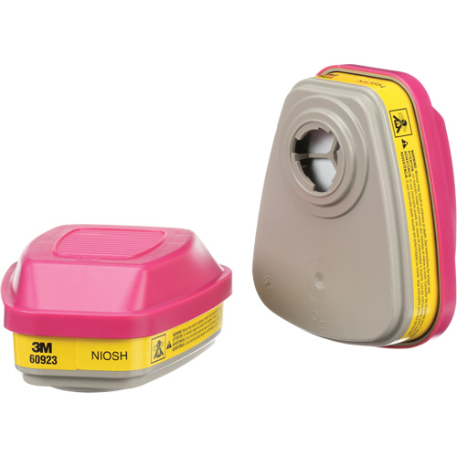 6000 Series Respirator Cartridges, Gas/Vapour Cartridge, Organic Vapour/Acid Gas/P100 Absolute Business Supply