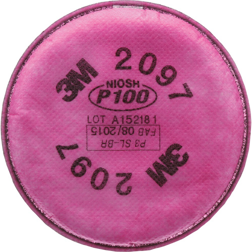 Pr&eacute;filtres pour respirateurs s&eacute;rie 2000, Filtre contre les particules, Vapeurs organiques/P100 Absolute Business Supply