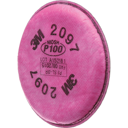 Pr&eacute;filtres pour respirateurs s&eacute;rie 2000, Filtre contre les particules, Vapeurs organiques/P100 Absolute Business Supply