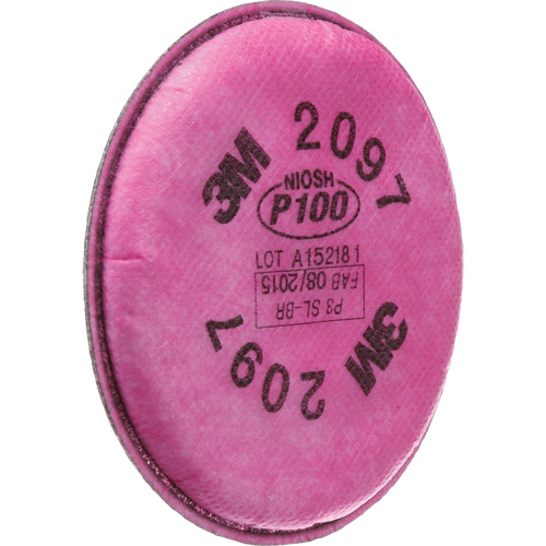 Pr&eacute;filtres pour respirateurs s&eacute;rie 2000, Filtre contre les particules, Vapeurs organiques/P100 Absolute Business Supply
