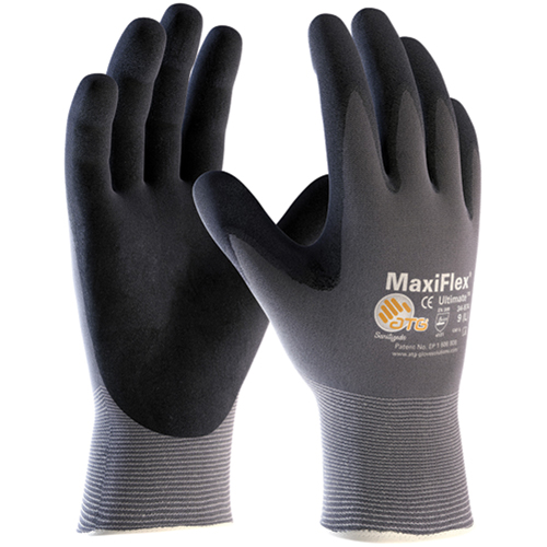 Gants MaxiFlex Ultimate ATG, 6/T-petit, R&ecirc;vetement Mousse de nitrile, Calibre 15, Enveloppe en Nylon Absolute Business Supply