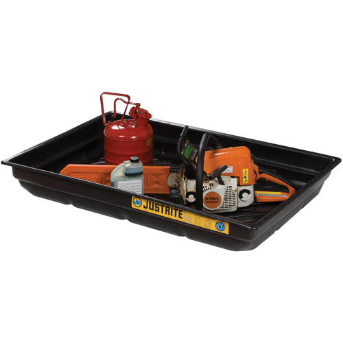 EcoPolyBlend Spill Tray, 47.5" L x 23" W x 5.5" H, 20 gal. Spill Capacity Absolute Business Supply