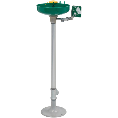 Axion&reg; Eye/Face Wash Station, Pedestal Installation, Plastic Bowl Absolute Business Supply