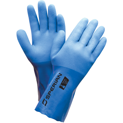 Triple Dip Gloves, Size X-Large/10, 12" L, PVC, Flock-Lined Inner Lining, 35-mil Absolute Business Supply