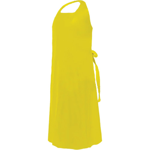 Apron, Polyurethane, 45" L x 35" W, Yellow Absolute Business Supply