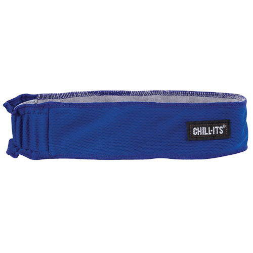 Chill-Its&reg; 6605 Cooling Headbands, Blue Absolute Business Supply