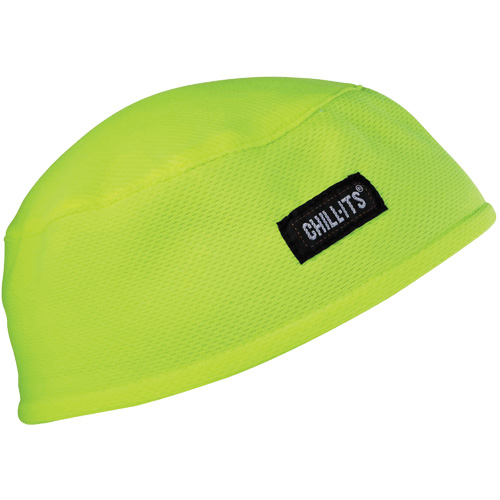 Chill-Its&reg; 6630 Cooling Skull Caps, Hi-Vis Lime Absolute Business Supply
