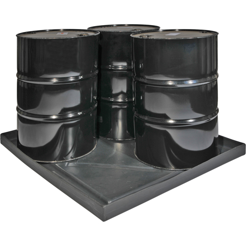 Econo Spill Shells, 51" L x 47" W x 5" H, 36 US gal. Spill Capacity Absolute Business Supply