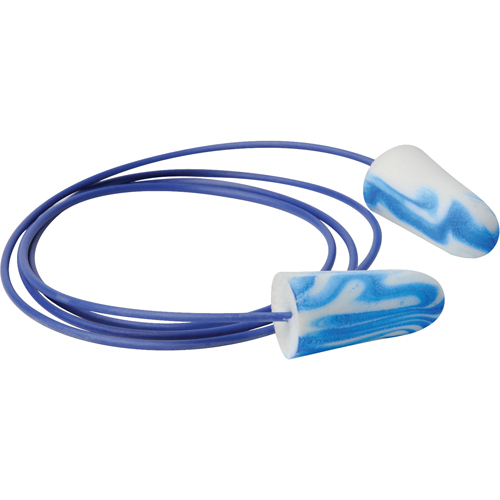 SparkPlugs&reg; Multi-Coloured Foam Earplugs, Bulk - Box, Corded Absolute Business Supply