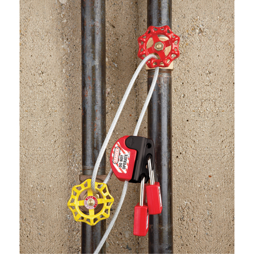 Verrou de c&acirc;ble ajustable, Longueur de 10' Absolute Business Supply