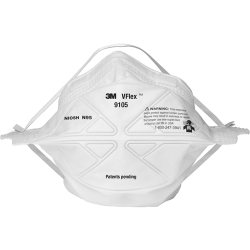 Respirateurs contre les particules 9105S V-Flex, N95, Certifi&eacute; NIOSH, Petit Absolute Business Supply