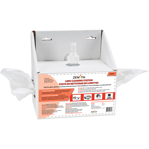 Poste de nettoyage jetables pour lentilles, Carton, 8" lo x 4" p x 8" h Absolute Business Supply