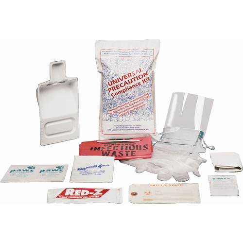 Fluid Spill Clean-Up Kit, Hazmat, Bag, None Absorbancy Absolute Business Supply