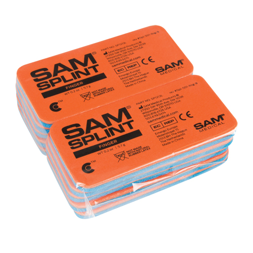 Sam&reg; Splints, Finger and Toe, Aluminum Foam Padded, 1-13/16", Class 1 Absolute Business Supply