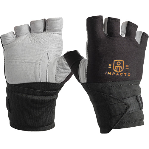 Anti-Vibration Gloves- Left, Size Small, Grain Leather Palm Absolute Business Supply