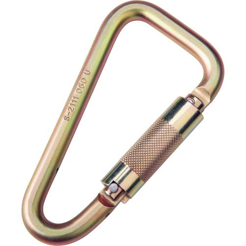 Saflok Carabiners, Steel, 3600 lbs Capacity Absolute Business Supply