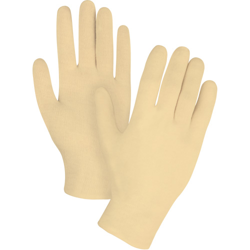 Heavyweight Inspection Gloves, Cotton, Hemmed Cuff, Ladies Absolute Business Supply