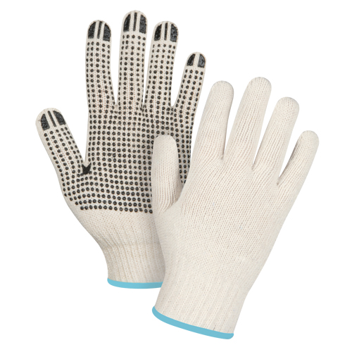 Gants tricot&eacute;s de poids lourd, Poly/coton, Un c&ocirc;t&eacute;, Calibre 7, T-Grand Absolute Business Supply