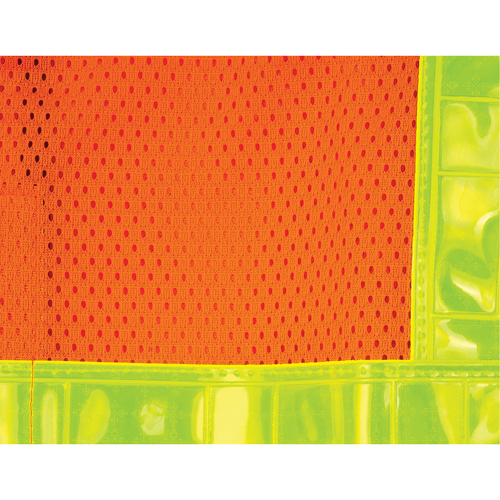 Veste de s&eacute;curit&eacute; pour la circulation d&eacute;tachable en cinq points, Orange haute visibilit&eacute;, Moyen, Polyester Absolute Business Supply