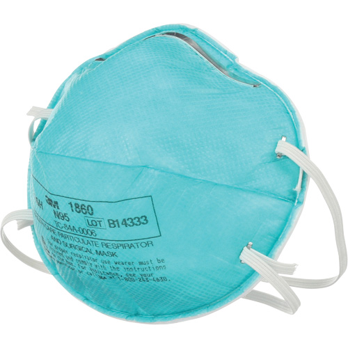 Respirateur 1860 contre les particules pour les soins de la sant&eacute;, N95, Certifi&eacute; NIOSH Absolute Business Supply