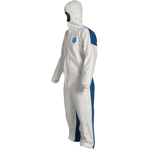 Hooded Coveralls, 4X-Large, Blue/White, Tyvek&reg; 400 D Absolute Business Supply