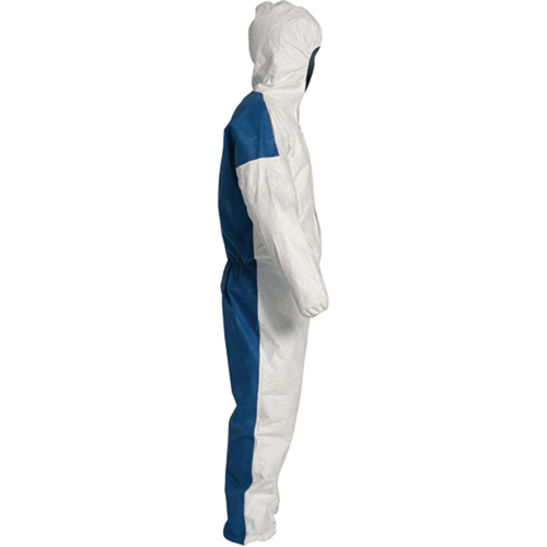 Hooded Coveralls, 4X-Large, Blue/White, Tyvek&reg; 400 D Absolute Business Supply