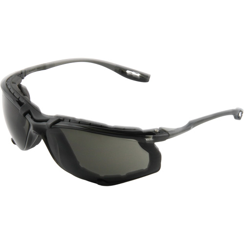 Virtua Safety Glasses with Foam Gasket, Grey/Smoke Lens, Anti-Fog, ANSI Z87+/Meets/Exceeds CSA Z94.3 Absolute Business Supply