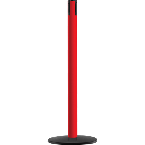 Syst&egrave;me Advance TensaBarrier - Poteau r&eacute;cepteur, Hauteur de 36", Rouge Absolute Business Supply