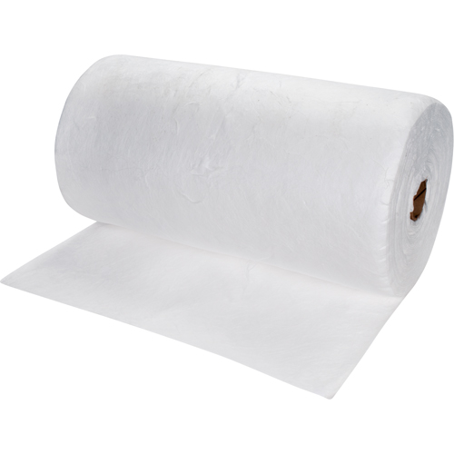 Rouleaux absorbants souffl&eacute;es de premi&egrave;re qualit&eacute;, Lourd, 150' lo x 30" la, Absorption 50 gal. Absolute Business Supply