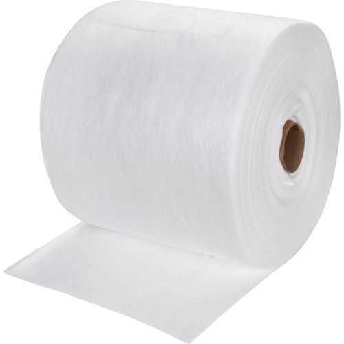 Premium Meltblown Sorbent Rolls, Heavyweight, 150' L x 15" W, 25 gal. Absorbancy Absolute Business Supply