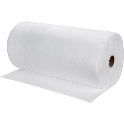 Rouleaux absorbants souffl&eacute;es de premi&egrave;re qualit&eacute;, Poids moyen, 150' lo x 30" la, Absorption 40 gal. Absolute Business Supply