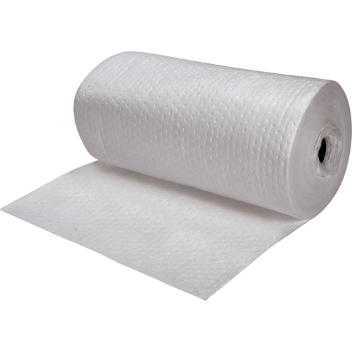 Premium Fine Fiber Sorbent Rolls, Heavyweight, 150' L x 30" W, 50 gal. Absorbancy Absolute Business Supply