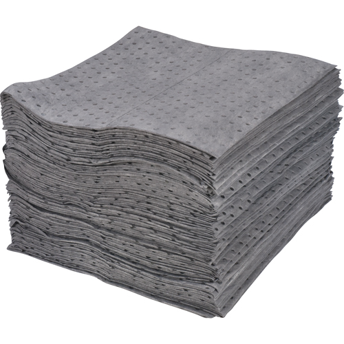 Premium Laminated (SMS) Sorbent Pads, Universal, 15" x 17", 30 gal. Absorbancy Absolute Business Supply