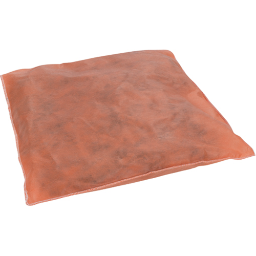 Tampon absorbant, Mati&egrave;res dangereuses, 18" lo x 18" la, 45 gal. absorption/pqt Absolute Business Supply