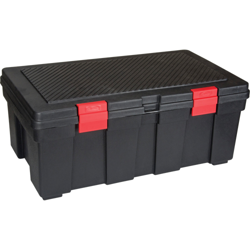 Water Resistant Storage Container, 33" W x 19" D x 13" H, Black Absolute Business Supply