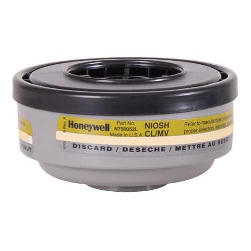 North&reg; N Series Respirator Cartridges, Gas/Vapour Cartridge, Mercury Vapour/Chlorine Gas Absolute Business Supply