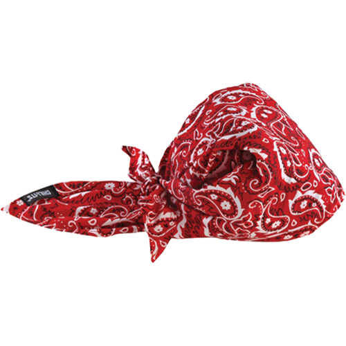 Bandeaux en triangle 6710CT de refroidissement en tissu de serviette Chill-Its, Rouge Absolute Business Supply