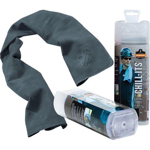 Chill-Its&reg; 6602 Cooling Towels, Grey Absolute Business Supply