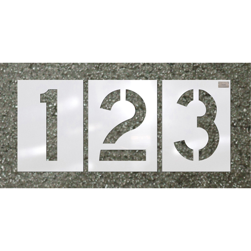 Parking Lot Stencils, Pictogram, 12" x 9" Absolute Business Supply